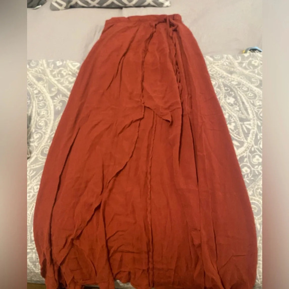 Cape Juby skirt rust orange fall color size xs - Picture 1 of 6